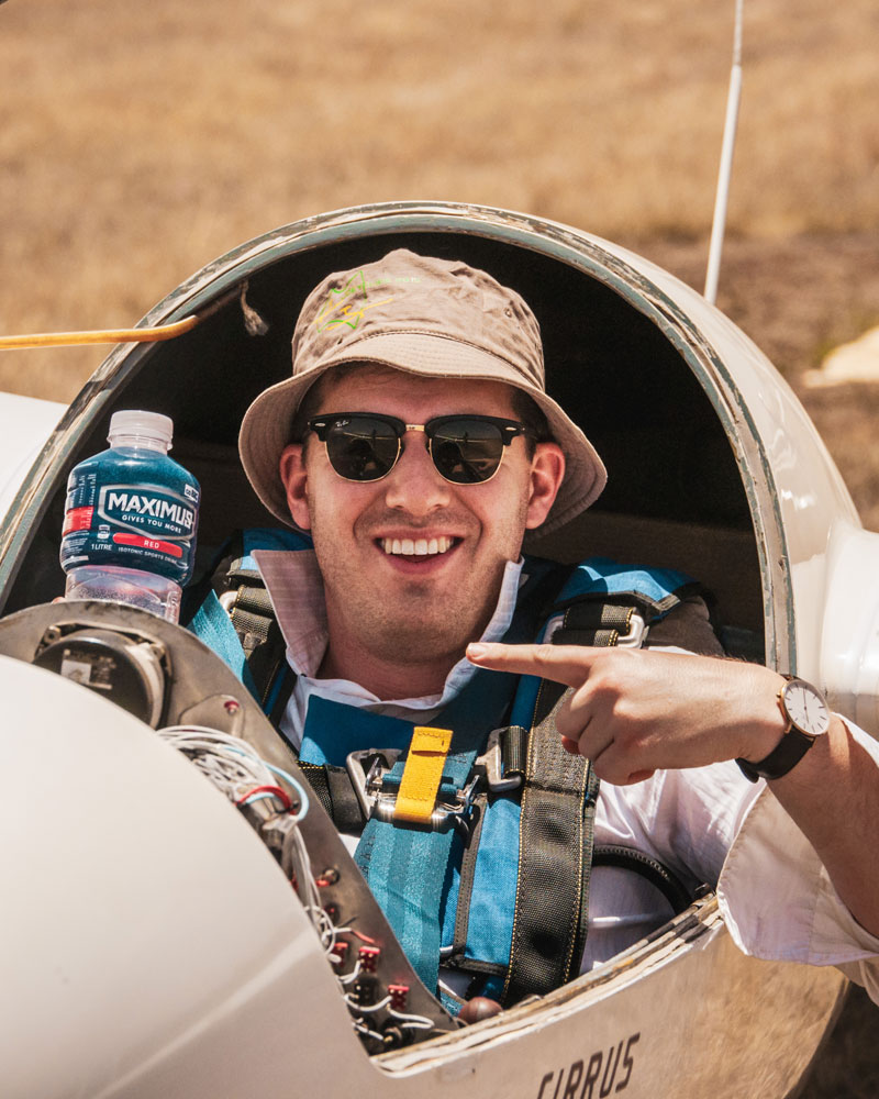 Ben Spoor ready to launch in his Cirrus