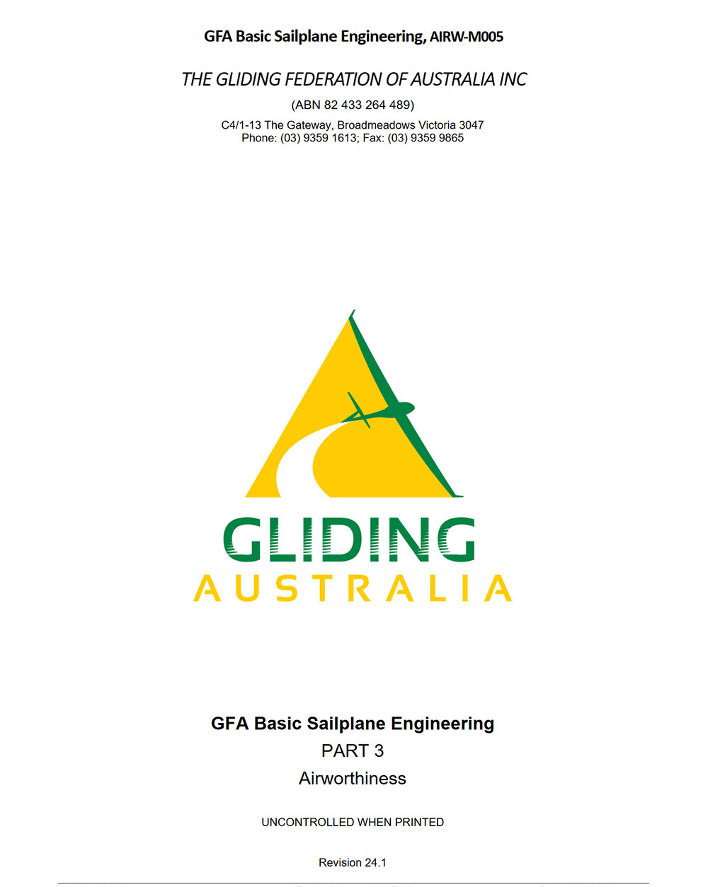Basic Sailplane Engineering